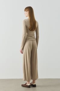 Bej Basic Uzun Kollu Body