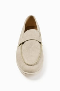 Bej Süet Günlük Loafer