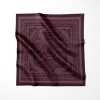 Bordo Royal Desen Omuz Şal Eşarp