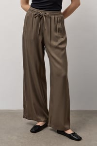 Haki Relax Fit Bol Paça Pantolon