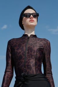 Leopar Desenli Surf Mayo