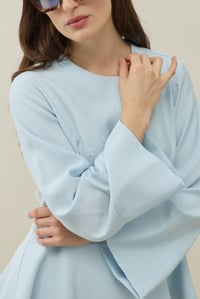 Mavi Bel Formlu Minimal Bluz