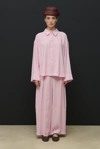 Pembe Comfort Gömlek Pantolon Takım