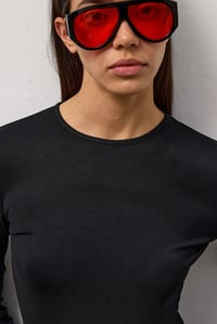 Siyah Basic Uzun Kollu Bisiklet Yaka Body
