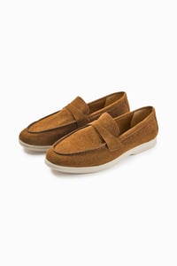 Taba Süet Günlük Loafer