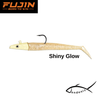 Fujin Zand Eel 11 Cm 7 gr ve 14 gr Double Body ve Jig Head Silikon Yem
