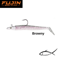 Fujin Zand Eel 11 Cm 7 gr ve 14 gr Double Body ve Jig Head Silikon Yem