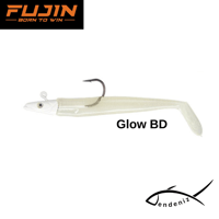 Fujin Zand Eel 11 Cm 7 gr ve 14 gr Double Body ve Jig Head Silikon Yem