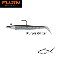 Fujin Zand Eel 11 Cm 7 gr ve 14 gr Double Body ve Jig Head Silikon Yem