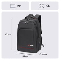 MACK MCC-007 17.3 OFFICE Notebook Sırt Çantası Siyah