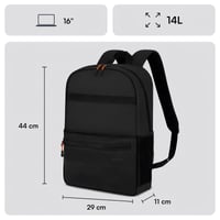 MACK MCC-1622 16 PAX Line Notebook Sırt Çantası Siyah