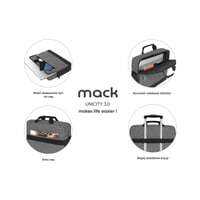 MACK MCC-604 15.6 UNICITY 3.0 Notebook Çantası Gri