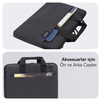 MACK MCC-701 14.1 City Fit Eco Notebook Çantası Siyah