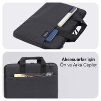 MACK MCC-701 14.1 City Fit Eco Notebook Çantası Siyah