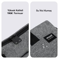 MACK MCC-702 14.1 City Fit Eco Notebook Çantası Gri