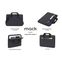 MACK MCC-703 15.6 City Fit Eco Notebook Çantası Siyah