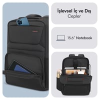 MACK MCC-805 15.6 Business X Notebook Sırt Çantası Siyah