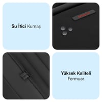 MACK MCC-807 18 Business X Notebook Sırt Çantası Siyah