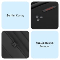 MACK MCC-807 18 Business X Notebook Sırt Çantası Siyah
