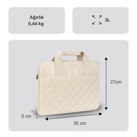 MACK MCC-904 14.1 iksy Notebook Çantası Latte