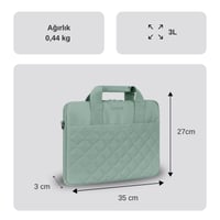 MACK MCC-906 14.1 iksy Notebook Çantası Yeşil