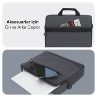 MACK MCE-1101 15.6 UNICITY Eco Notebook Çantası Siyah