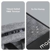 MACK MCE-1104 15.6 UNICITY Eco Notebook Sırt Çantası Gri