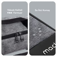 MACK MCE-1112 14.1 UNICITY Eco Notebook Çantası Gri