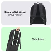 MACK MCE-1211 14.1 LUNA Eco Notebook Sırt Çantası Siyah