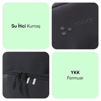 MACK MCE-1211 14.1 LUNA Eco Notebook Sırt Çantası Siyah