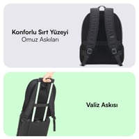 MACK MCE-1211 14.1 LUNA Eco Notebook Sırt Çantası Siyah