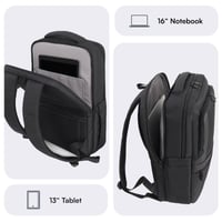 MACK MCE-1212 16 OFFICE Pro-3 Eco Notebook Sırt Çantası Siyah