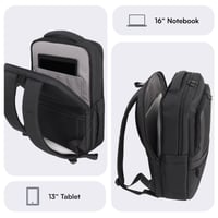MACK MCE-1212 16 OFFICE Pro-3 Eco Notebook Sırt Çantası Siyah