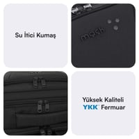 MACK MCE-1213 16 OFFICE Pro-4 Eco Notebook Sırt Çantası Siyah