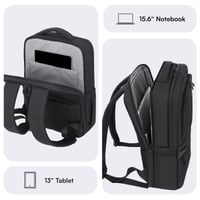 MACK MCE-1213 16 OFFICE Pro-4 Eco Notebook Sırt Çantası Siyah