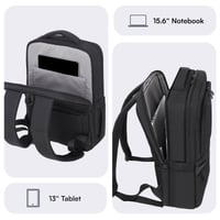 MACK MCE-1213 16 OFFICE Pro-4 Eco Notebook Sırt Çantası Siyah
