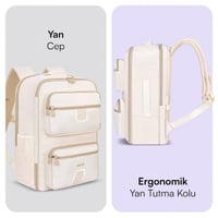 MACK MCE-1216 16 EXPLOR Lite 23 Litre Eco Seyahat Sırt Çantası Latte
