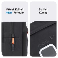 MACK MCE-1226 EXPLOR Crossbody Seyahat Çantası Siyah