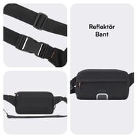 MACK MCE-1226 EXPLOR Crossbody Seyahat Çantası Siyah