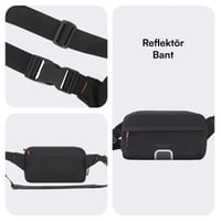 MACK MCE-1226 EXPLOR Crossbody Seyahat Çantası Siyah