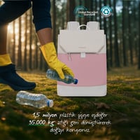 MACK MCE-1308 14.1 ZEN Eco Günlük Sırt Çantası Pembe Bej