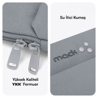 MACK MCE-1502 14.1 NOVA Eco Notebook Sleeve Gri