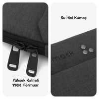 MACK MCE-1504 14.1 NOVA Eco Notebook Sleeve Antrasit