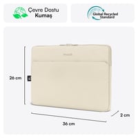 MACK MCE-1505 14.1 NOVA Eco Notebook Sleeve Latte