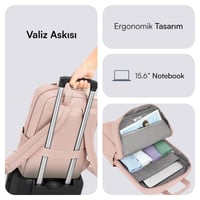 MACK MCE-1526 15.6 NOVA Eco Notebook Sırt Çantası Lila