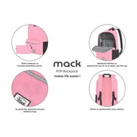 MACK MCK-005 POP Sırt Çantası Pembe