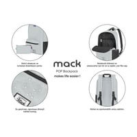MACK MCK-007 POP Sırt Çantası Gri