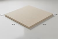 40x40x1,5 cm Kordiyerit Pizza Taşı