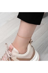 Gümüş Rose Kalemli Halhal  T8109MR