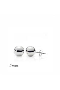 Gümüş Top Küpe - 5 mm  EA1160220MR